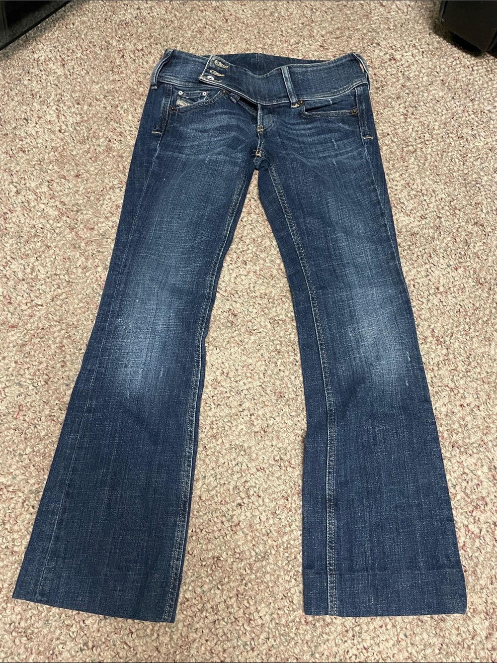Diesel Cherock Women’s Dark Blue Bootcut Jeans